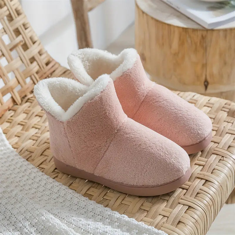 Cozy Lined Ankle Boot Slippers