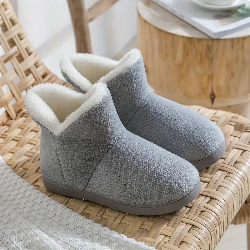 Cozy Lined Ankle Boot Slippers