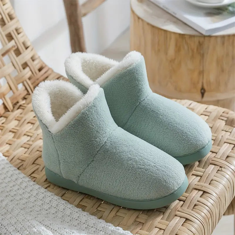 Cozy Lined Ankle Boot Slippers