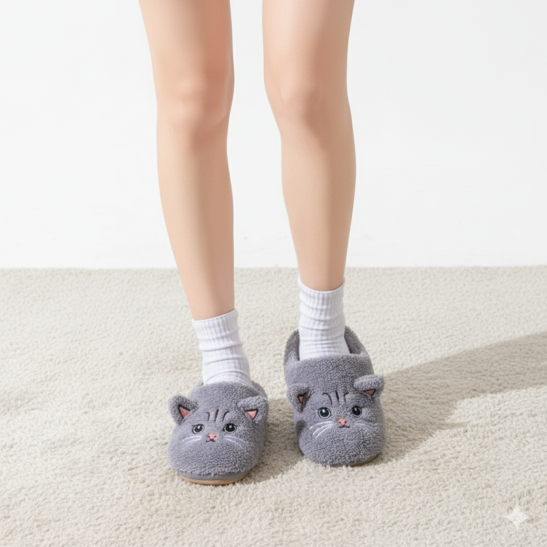 CozyWhisker Lounge Slippers