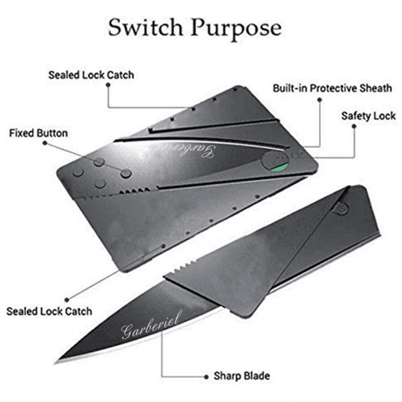 Credit Card Size Pocket Knife for Daily Carry