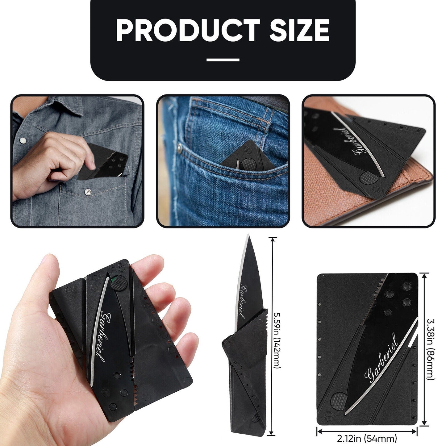 Credit Card Size Pocket Knife for Daily Carry