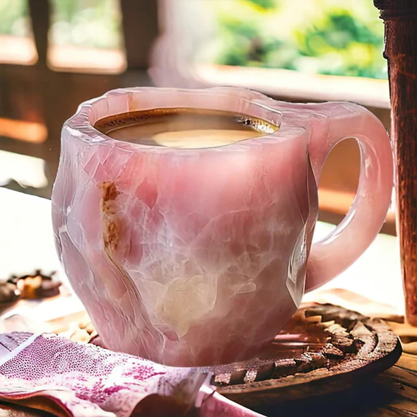 Crystal Coffee Mug 180ml – Elegant Quartz Design Stylish Drink Mug