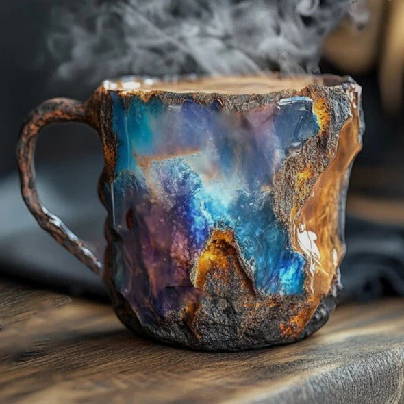 Crystal Coffee Mug 180ml – Elegant Quartz Design Stylish Drink Mug