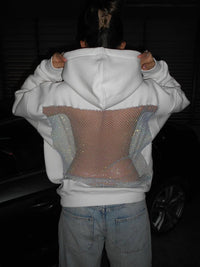 Crystal- Hoodie — Own the Spotlight with Daring Edge and Luxe Comfort
