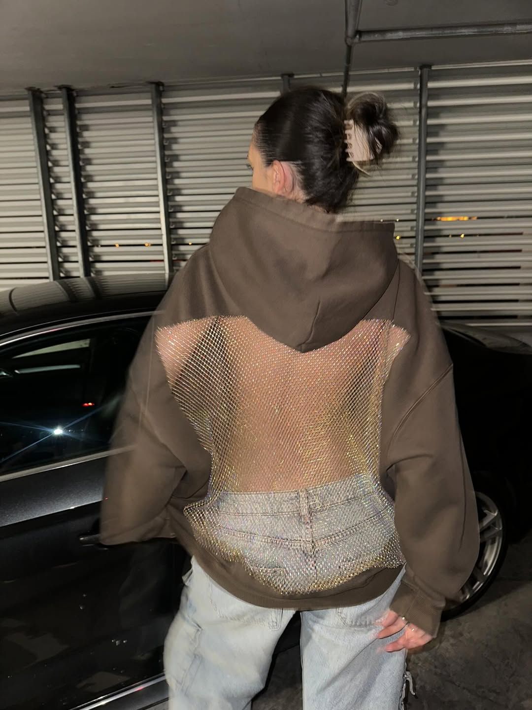 Crystal- Hoodie — Own the Spotlight with Daring Edge and Luxe Comfort