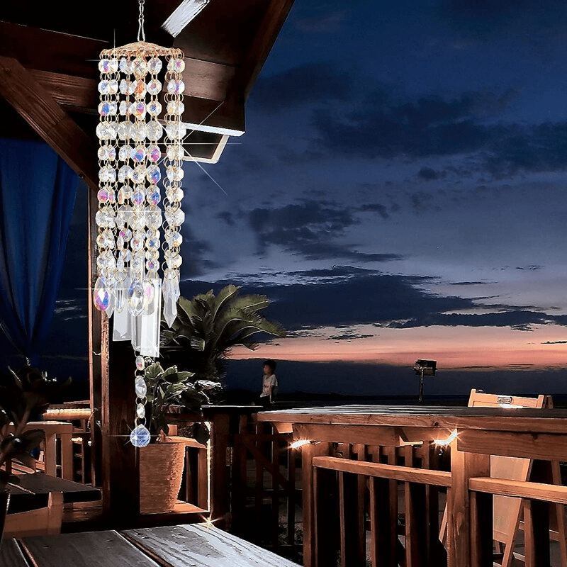 Crystal Wind Chime – Tranquil Garden Decoration