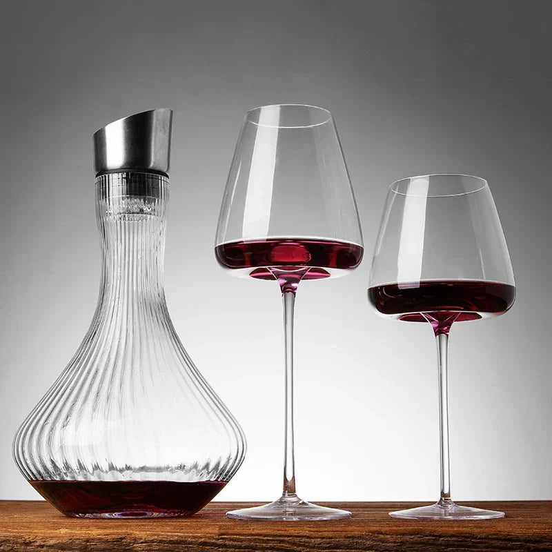 Crystal Wine Glasses | Handmade Elegance