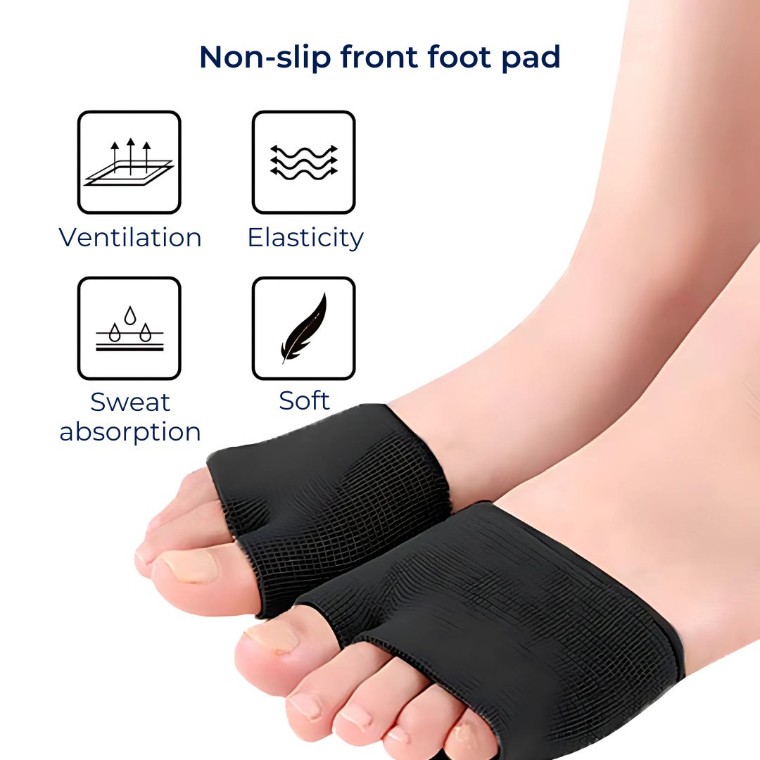 CushionFlex Forefoot Protection | Silicone Gel Cushion - Absorbs Shock on Foot - Pain Relief - for Metatarsalgia - Daily Comfort