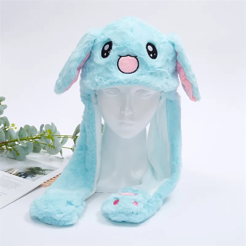 Cute hat with moving ears