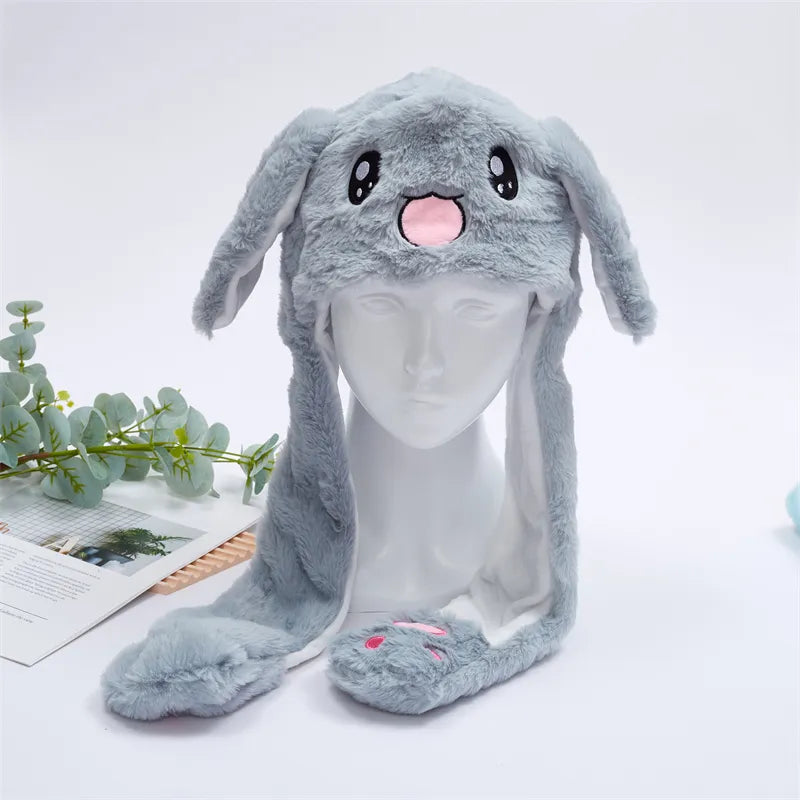 Cute hat with moving ears