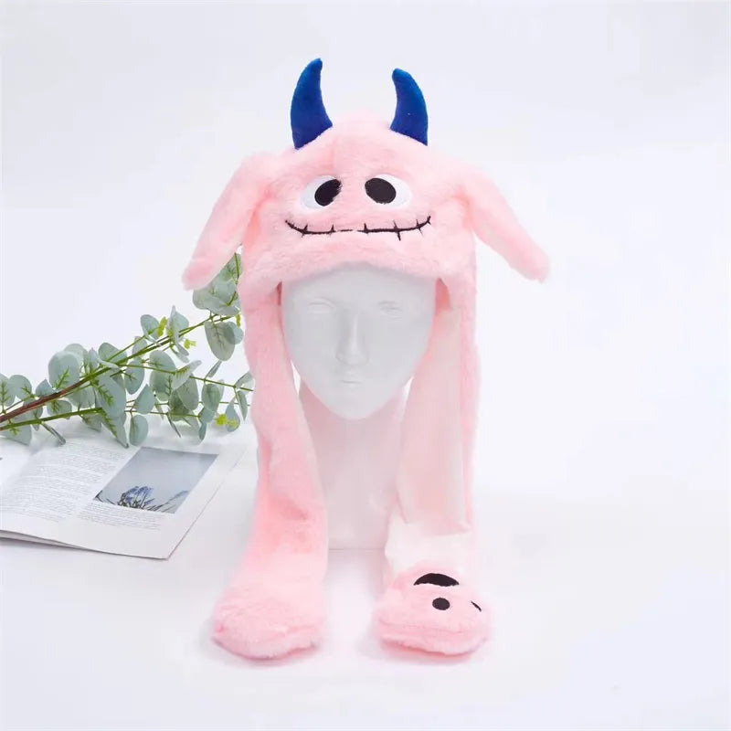 Cute hat with moving ears