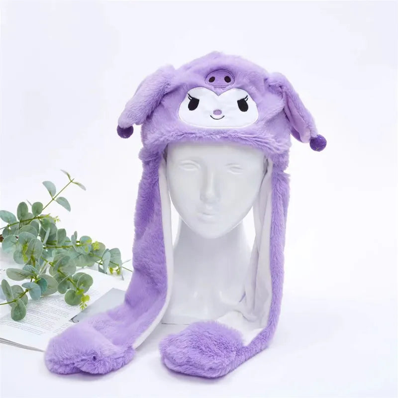 Cute hat with moving ears