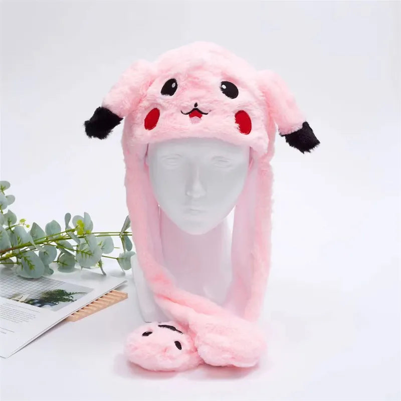 Cute hat with moving ears