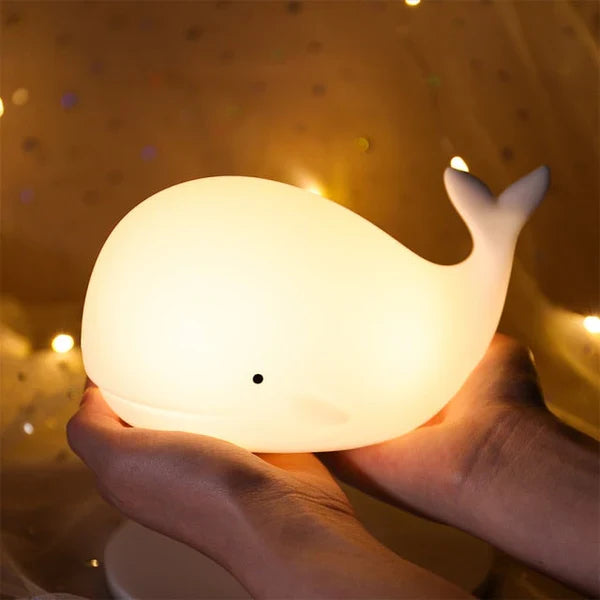 Cute Whale Night Light with Color Changing - GlowWhale
