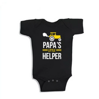 Dad and Son Matching T-Shirts - Papa & Little Helper Tees