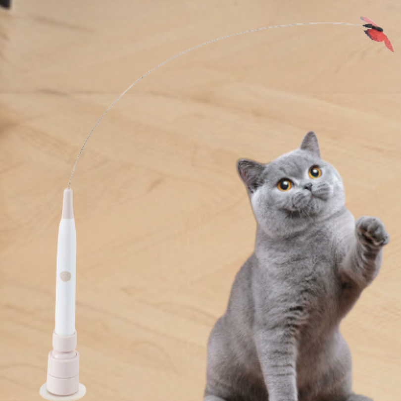 Dancing Butterfly: Interactive Playful Dancing Butterfly for Cats