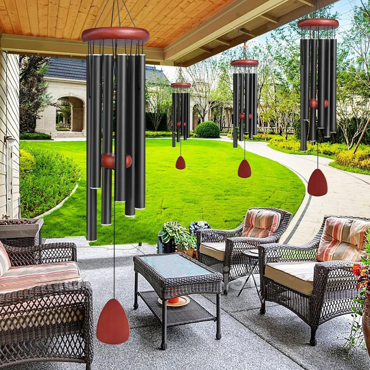 Deep Tone Aluminum Wind Chimes for Relaxation