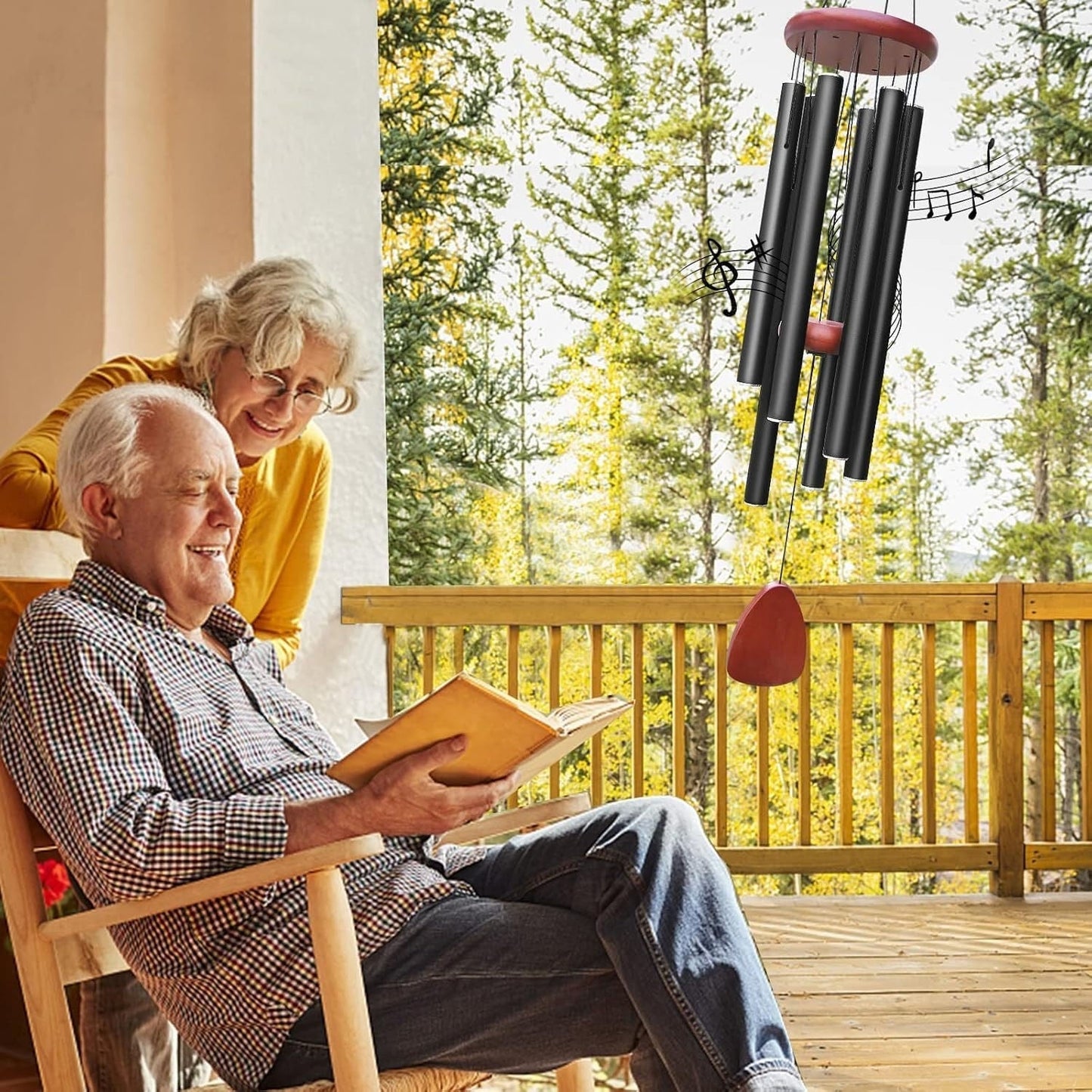 Deep Tone Aluminum Wind Chimes for Relaxation