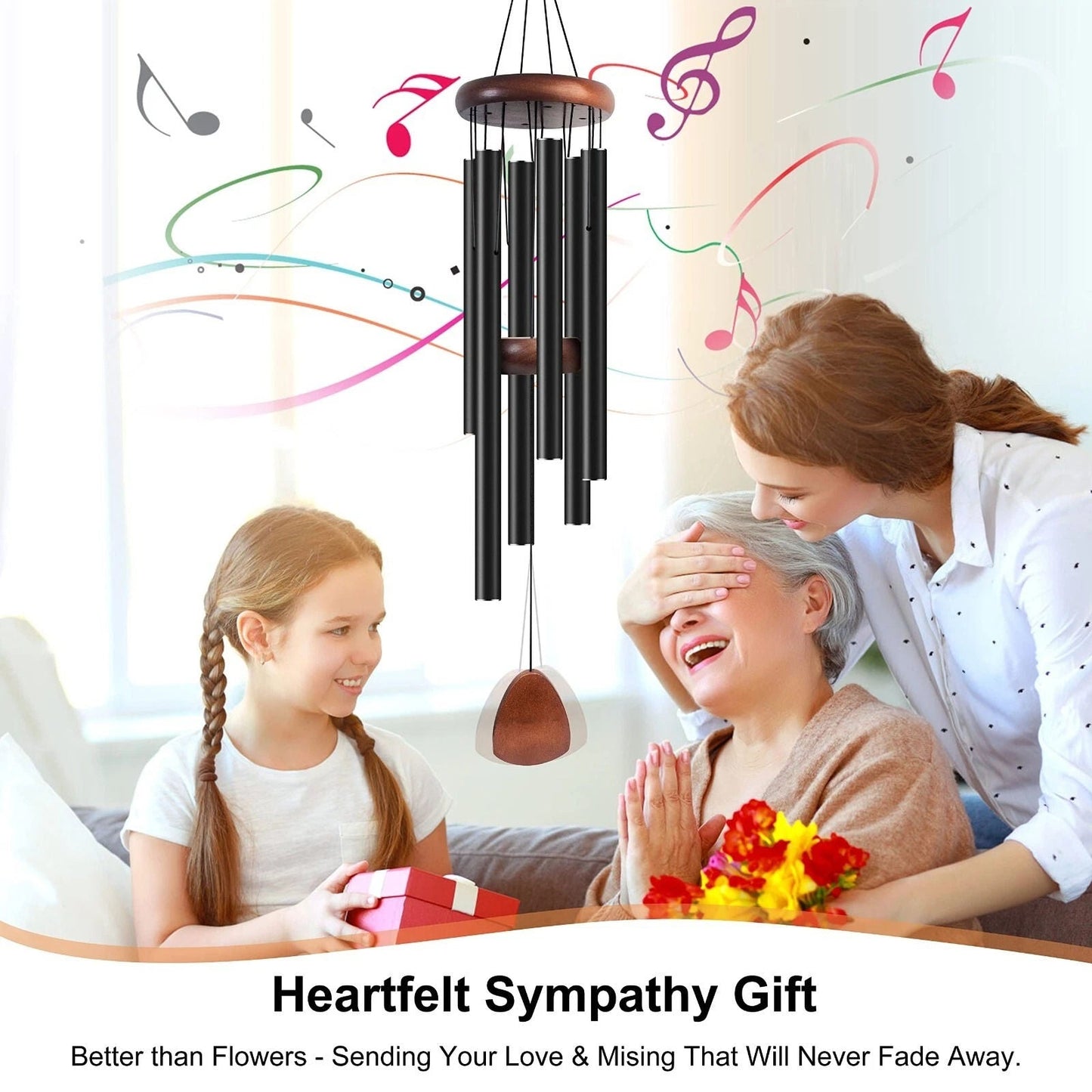Deep Tone Aluminum Wind Chimes for Relaxation