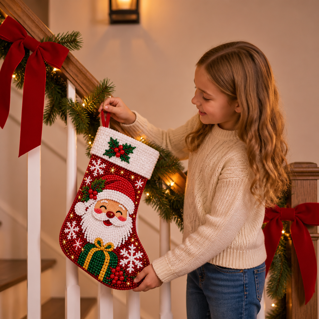 Diamond Painting Christmas Stocking Kit