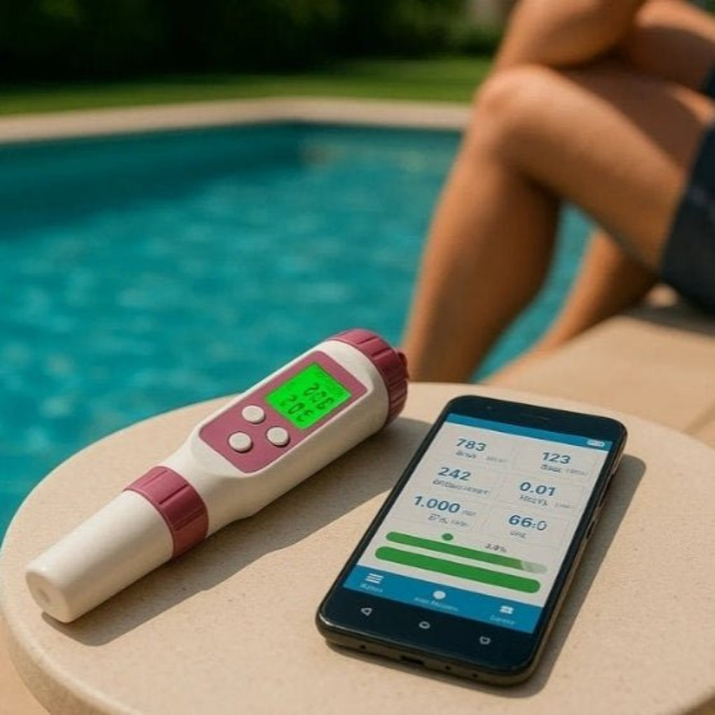 Digital Pool Water Tester – Smart App Support Analyzer