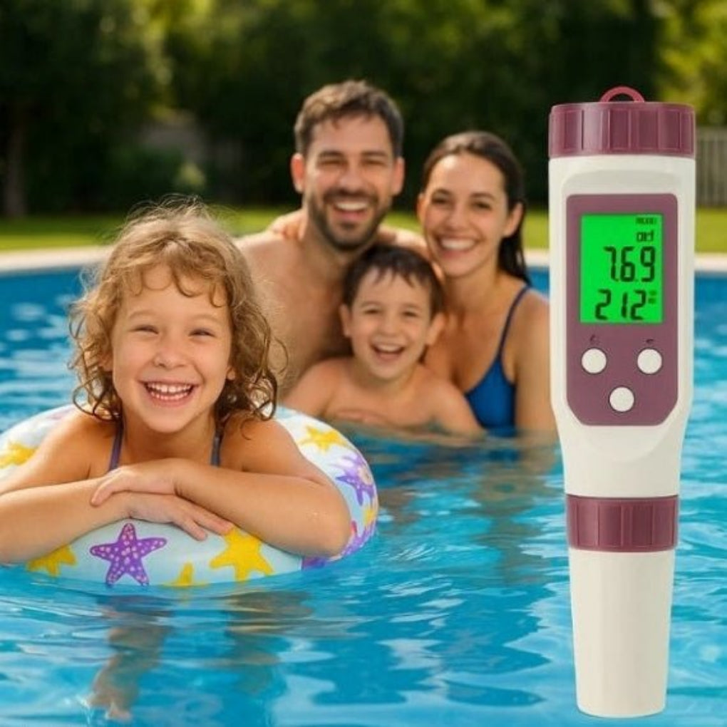 Digital Pool Water Tester – Smart App Support Analyzer