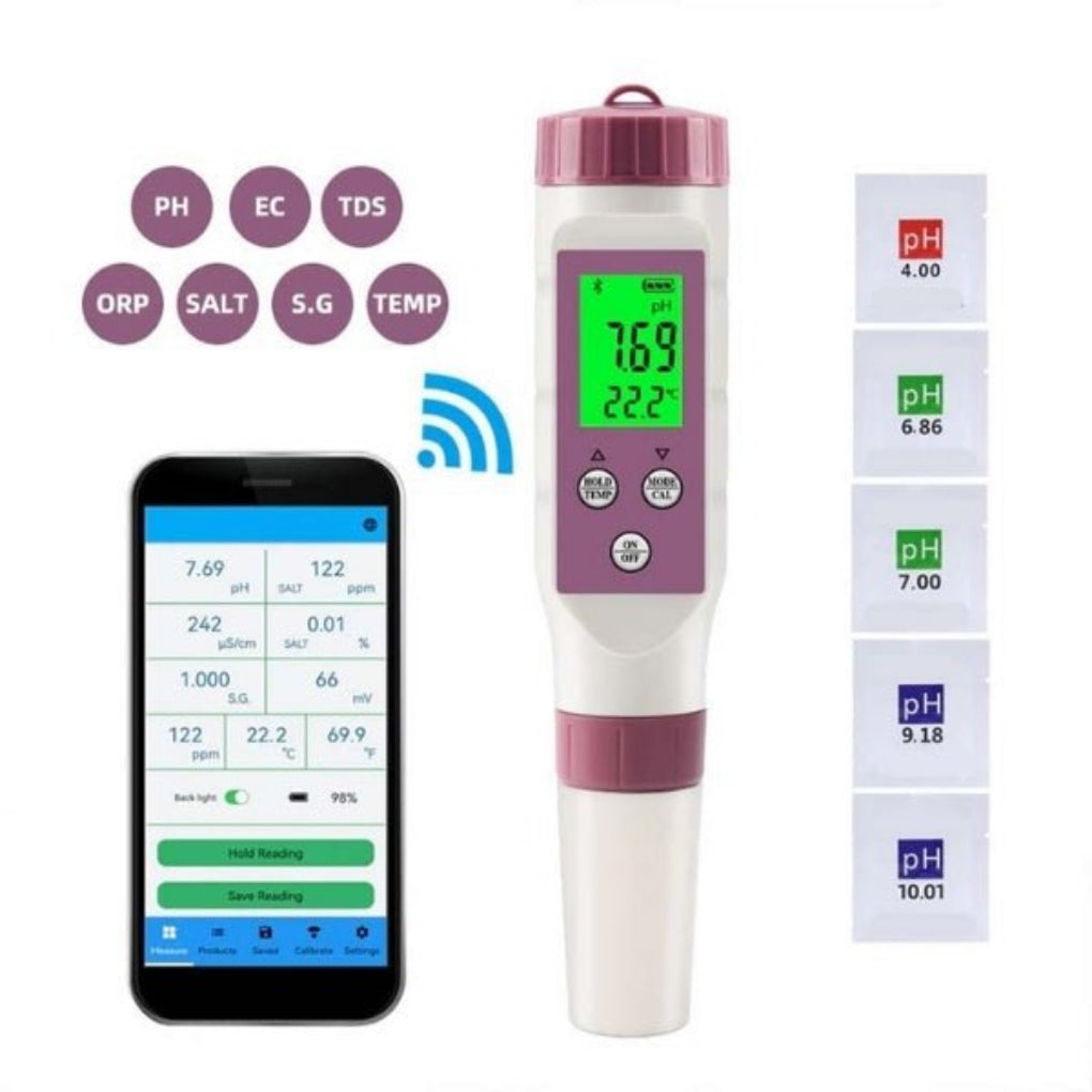 Digital Pool Water Tester – Smart App Support Analyzer