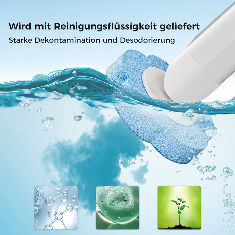 Disposable Toilet Brush | Antibacterial | Hygienic Sponge Heads