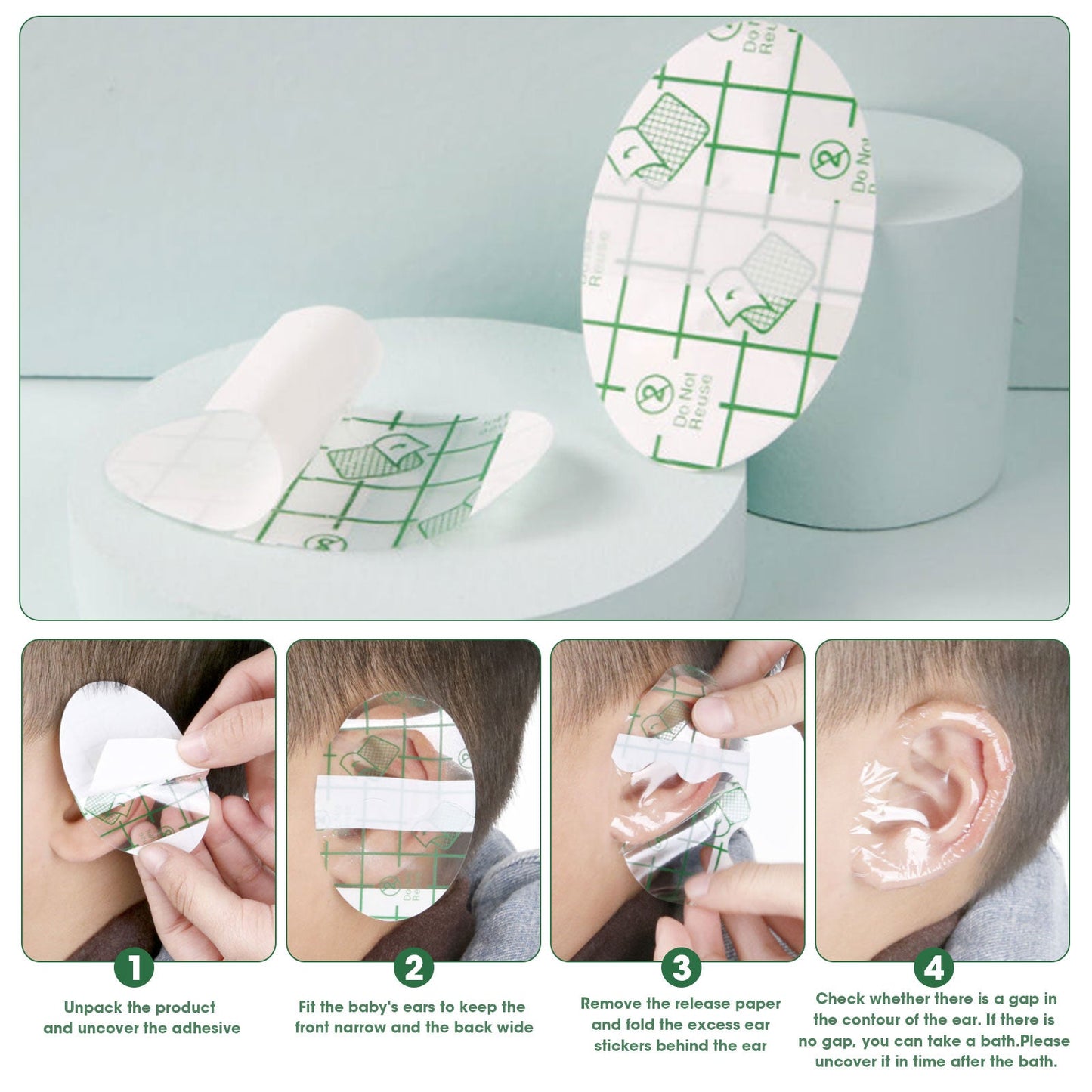 Disposable Waterproof Swimming Ear Protection Set