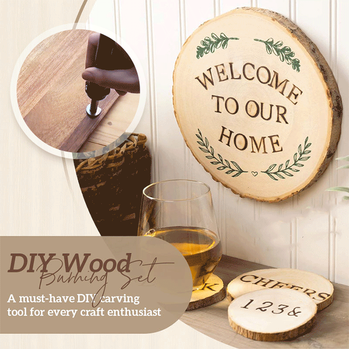 DIY Set for Burning and Sculpting Letters and Numbers