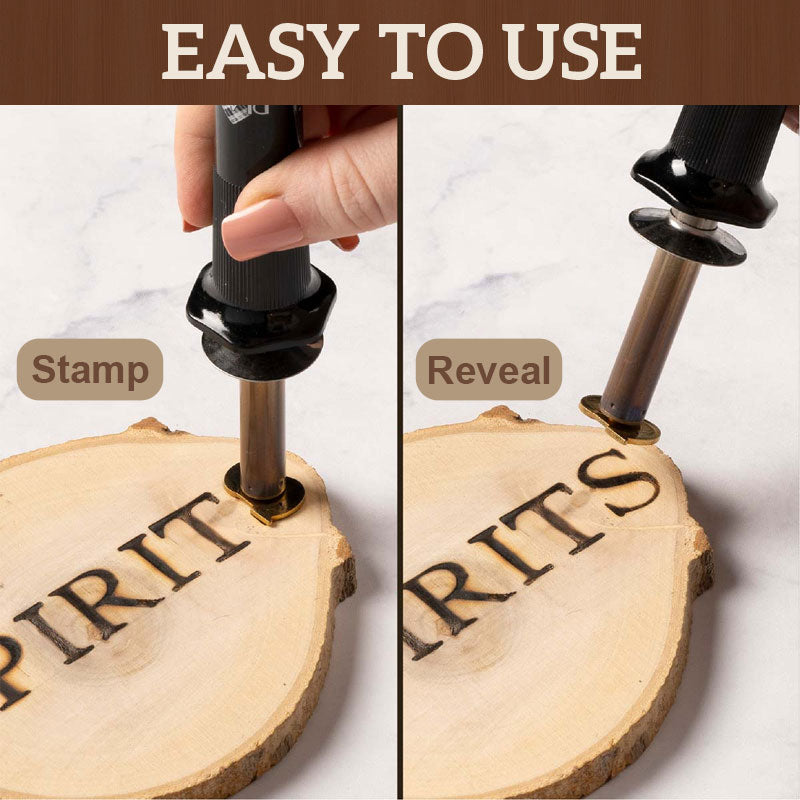 DIY Set for Burning and Sculpting Letters and Numbers