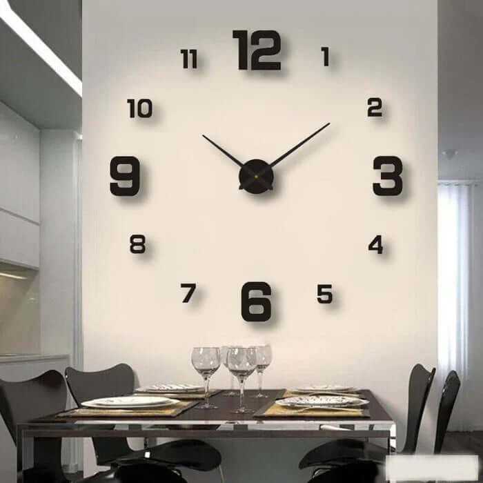 DIY Wall Clock Large 60-130cm - Modern Design