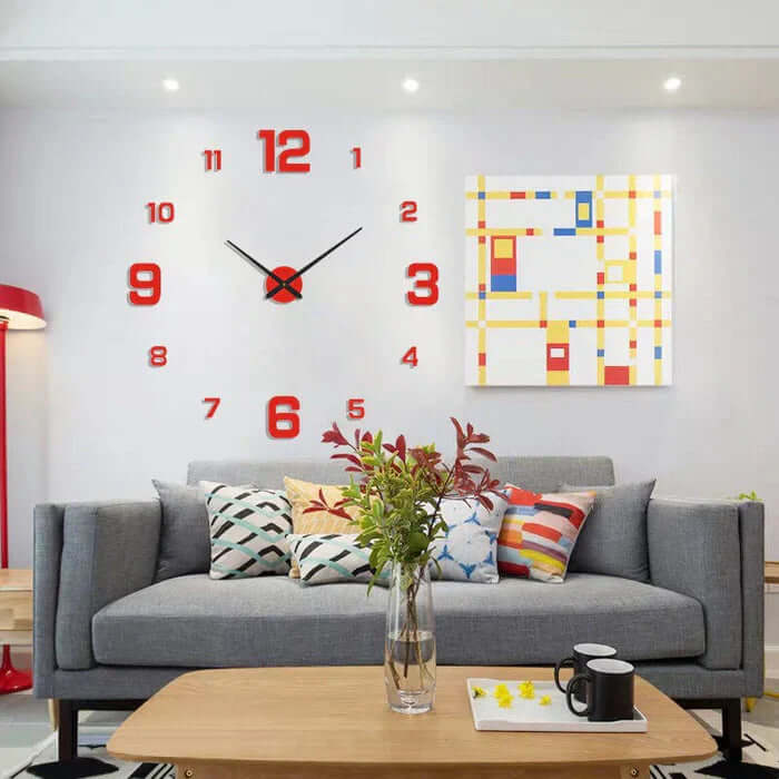 DIY Wall Clock Large 60-130cm - Modern Design