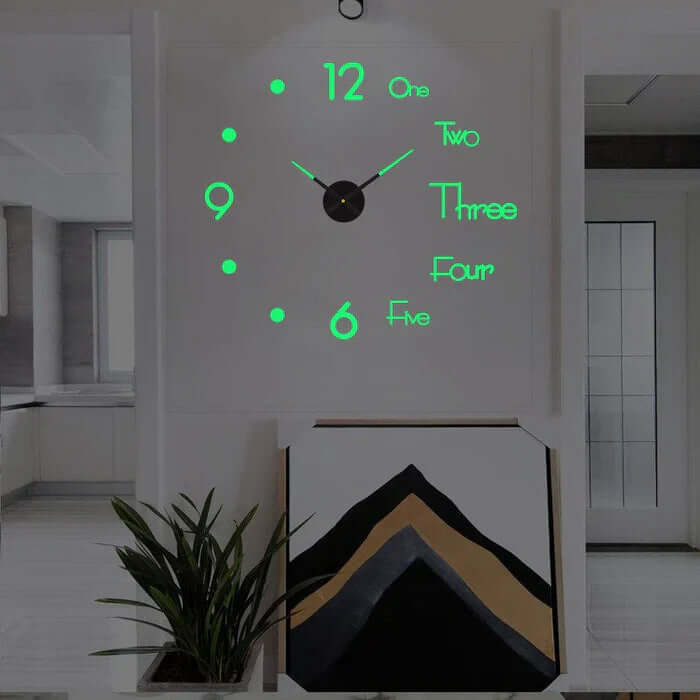 DIY Wall Clock Large 60-130cm - Modern Design