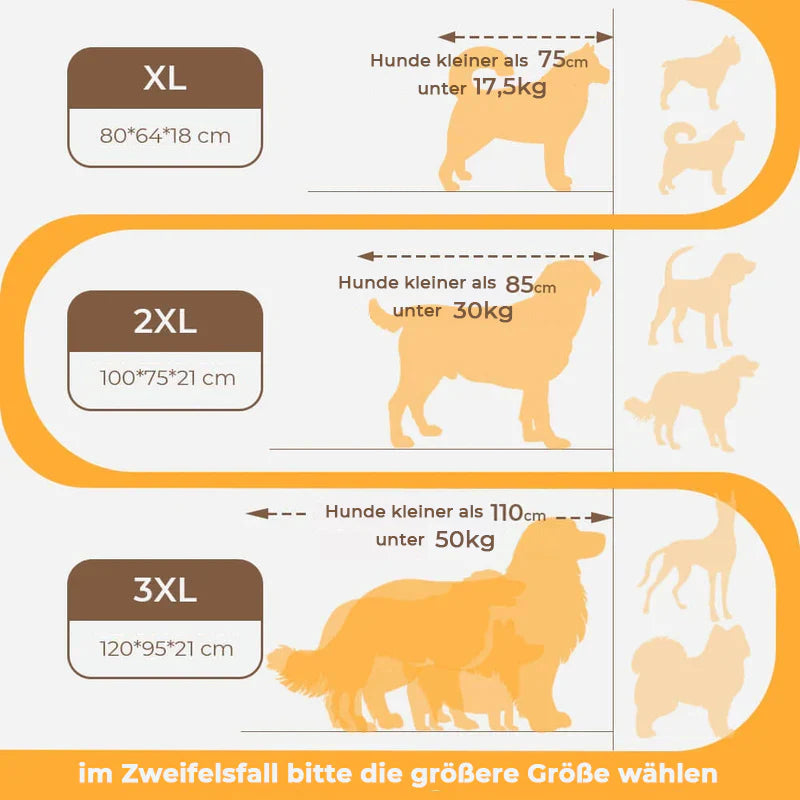 Dog Bed with Spine Protection - Large and Scratch Resistant
