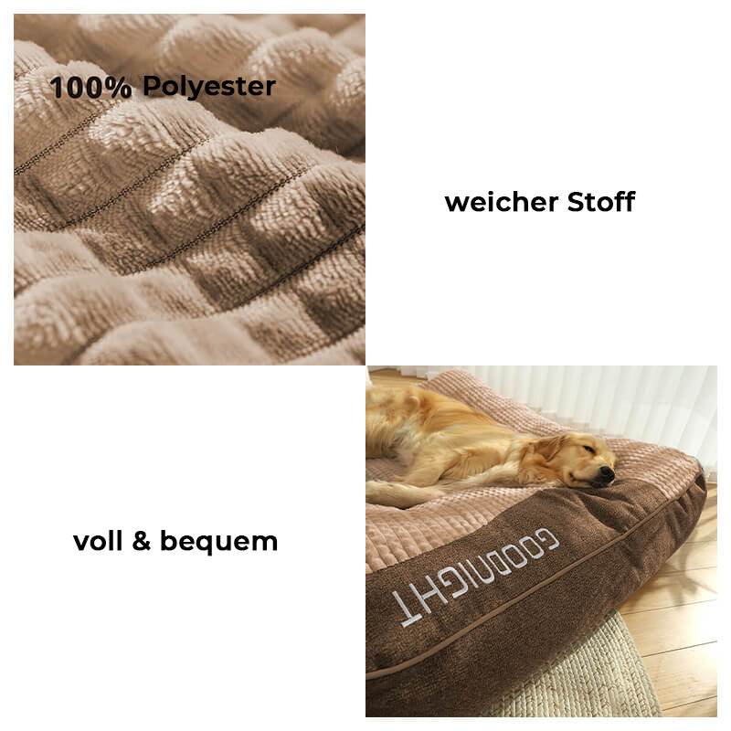 Dog Bed with Spine Protection - Large and Scratch Resistant
