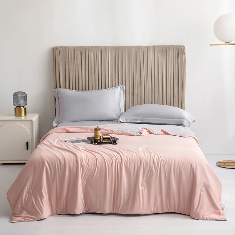 Double-sided Cooling Blanket for Refreshing Sleep Comfort
