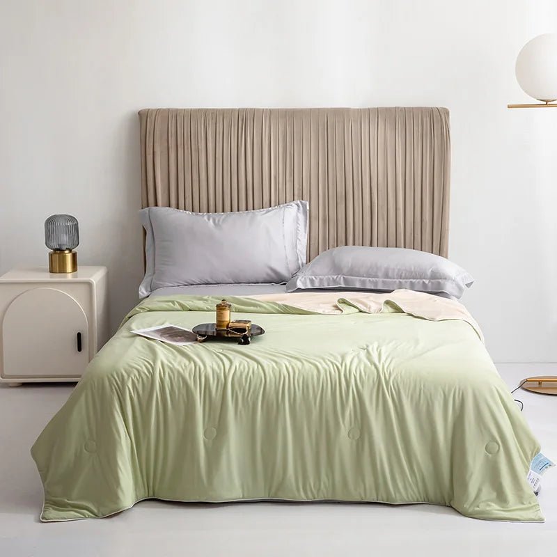 Double-sided Cooling Blanket for Refreshing Sleep Comfort