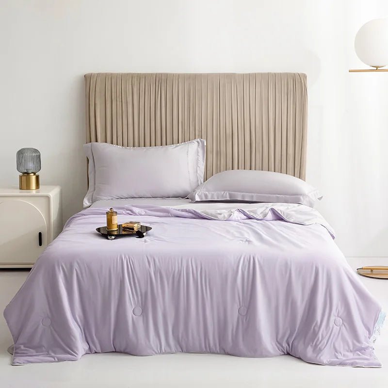 Double-sided Cooling Blanket for Refreshing Sleep Comfort