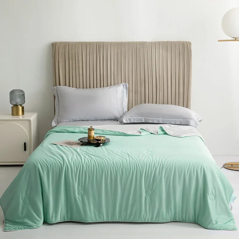 Double-sided Cooling Blanket for Refreshing Sleep Comfort