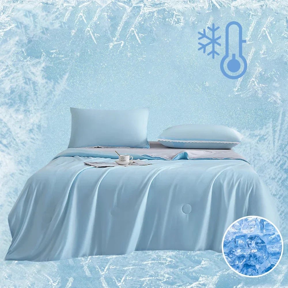 Double-sided Cooling Blanket for Refreshing Sleep Comfort