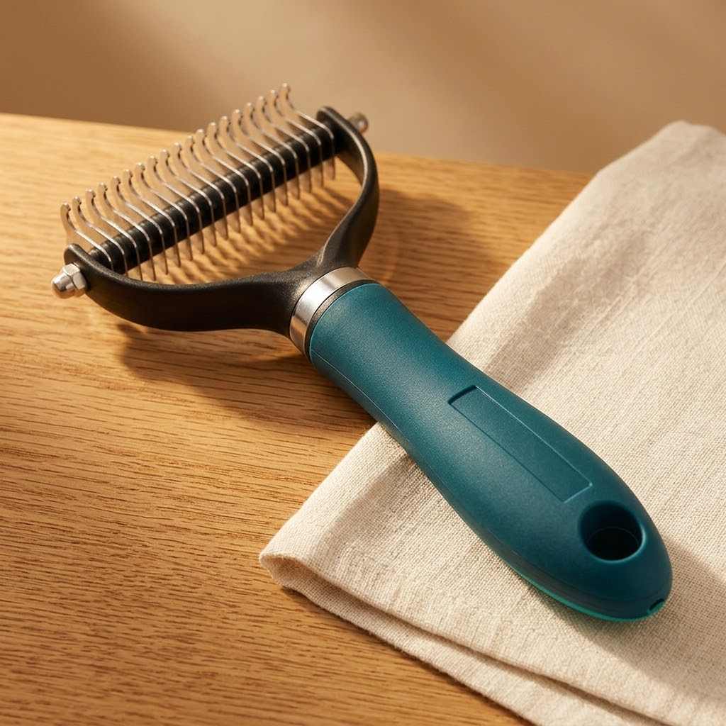 Double-Sided Dematting Brush