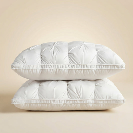 Down Pillow | Soft Support Like in a Hotel | Breathable Cotton Cover