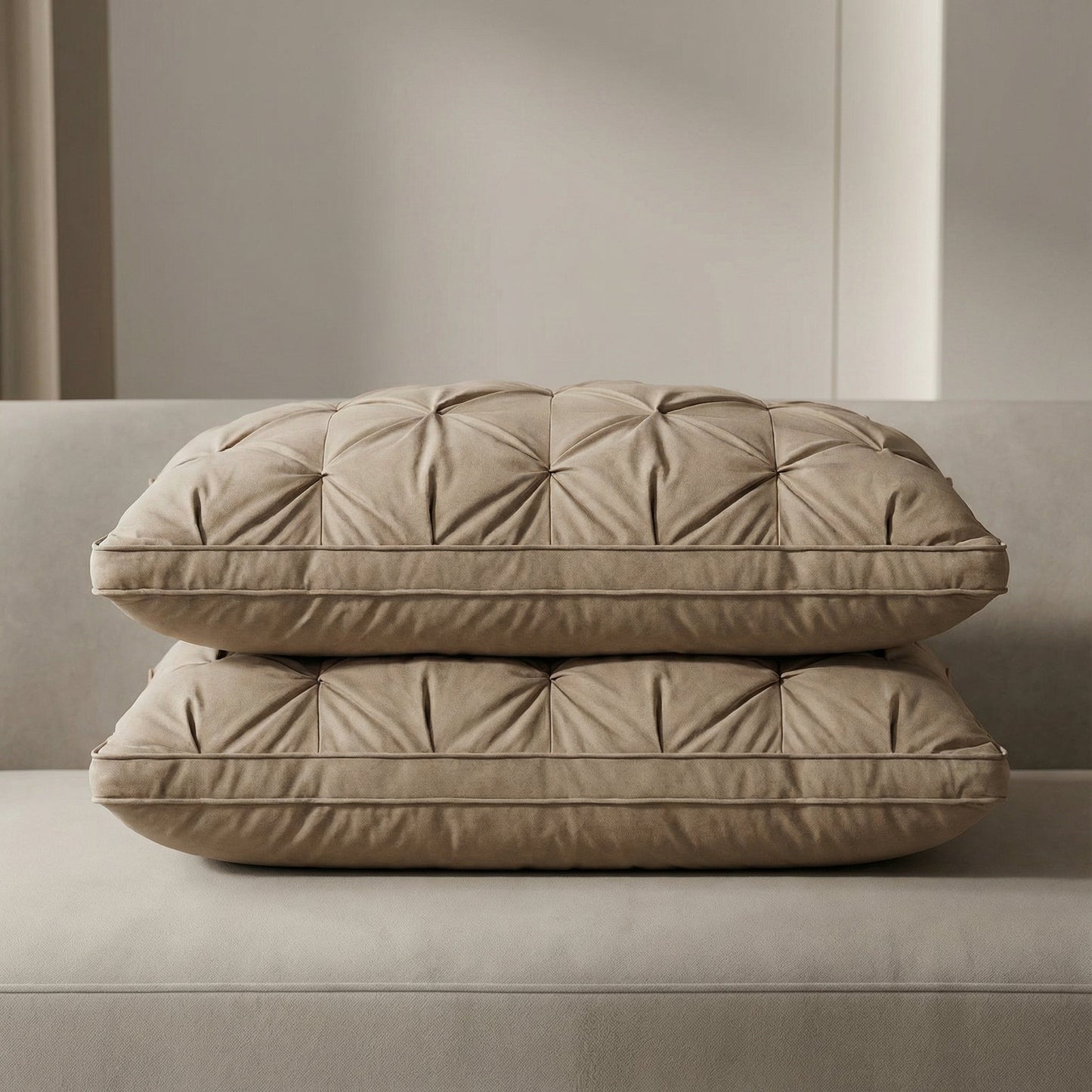 Down Pillow | Soft Support Like in a Hotel | Breathable Cotton Cover