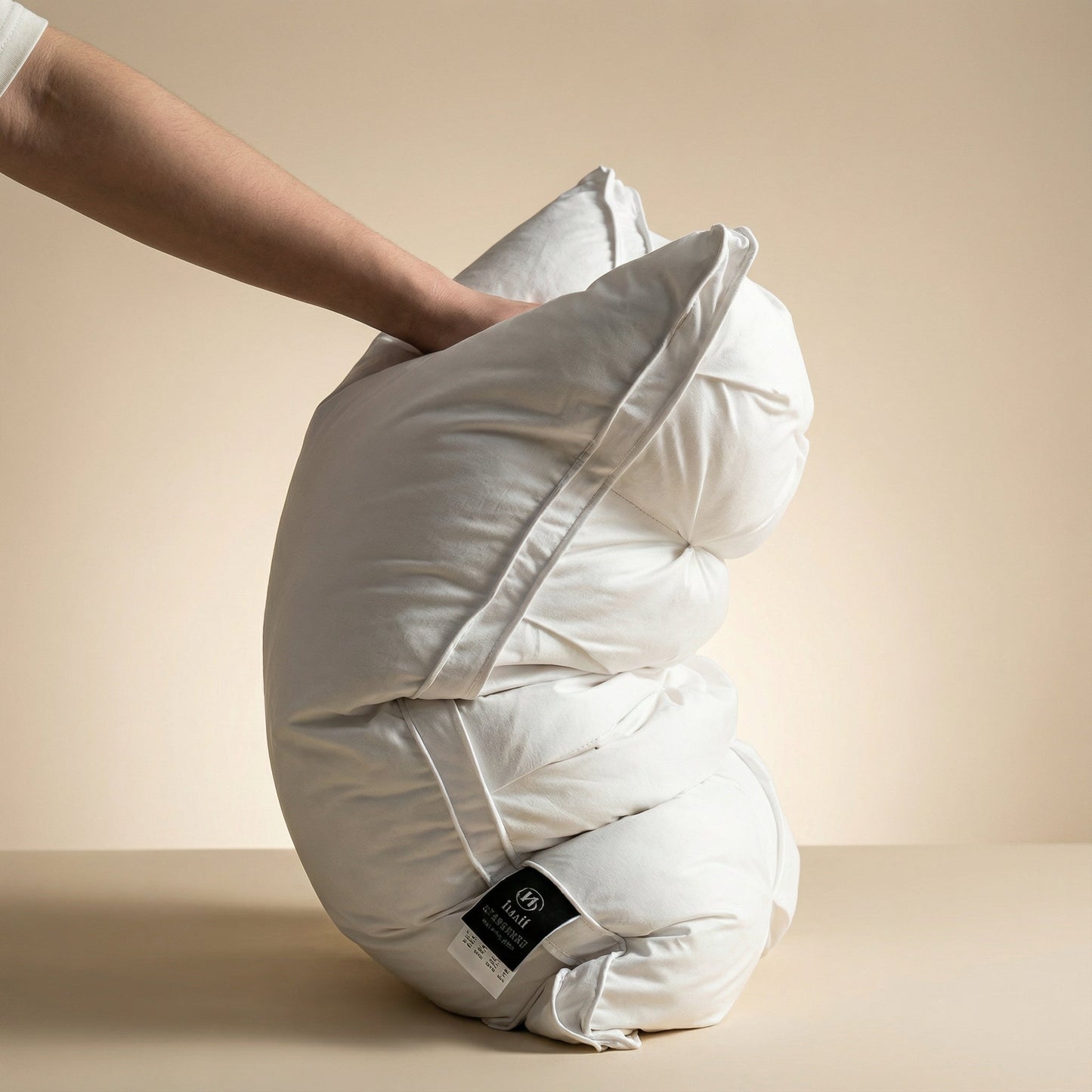 Down Pillow | Soft Support Like in a Hotel | Breathable Cotton Cover