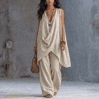 Draped Two-Piece Set