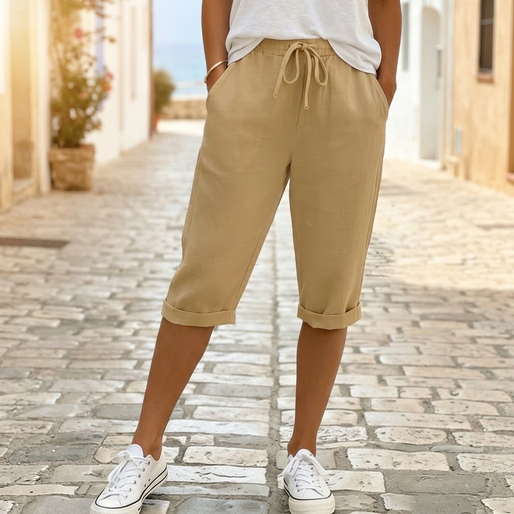 Drawstring Capri
