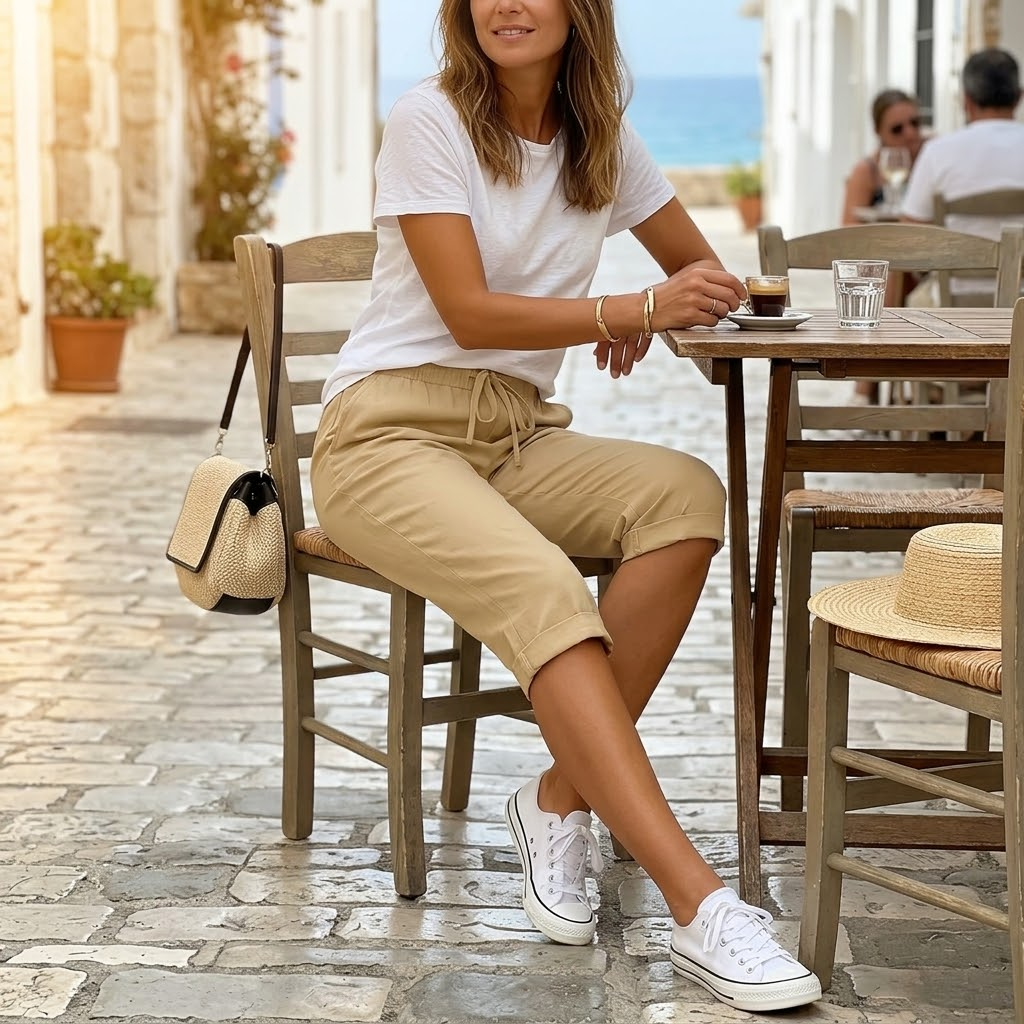 Drawstring Capri