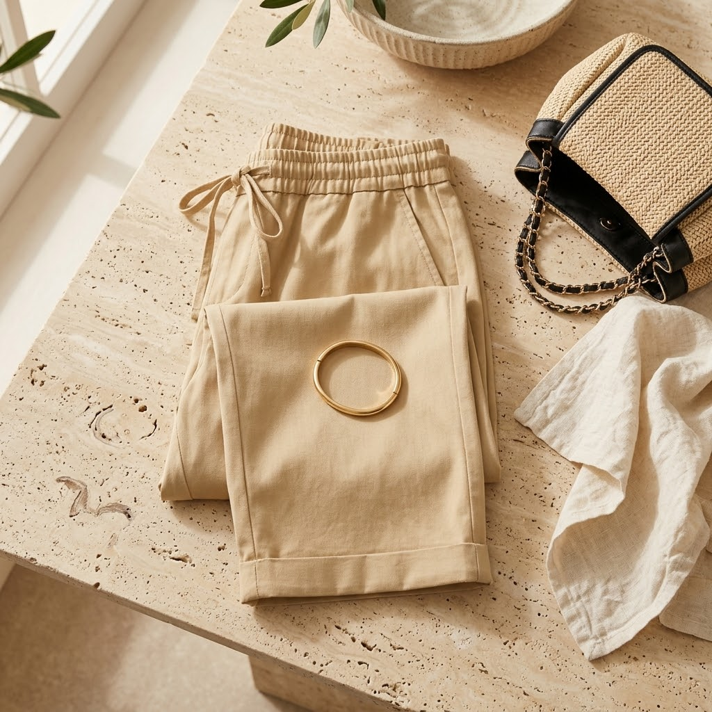 Drawstring Capri